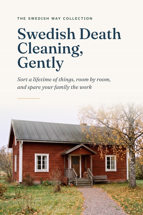 Cover from Swedish Death Cleaning, Gently